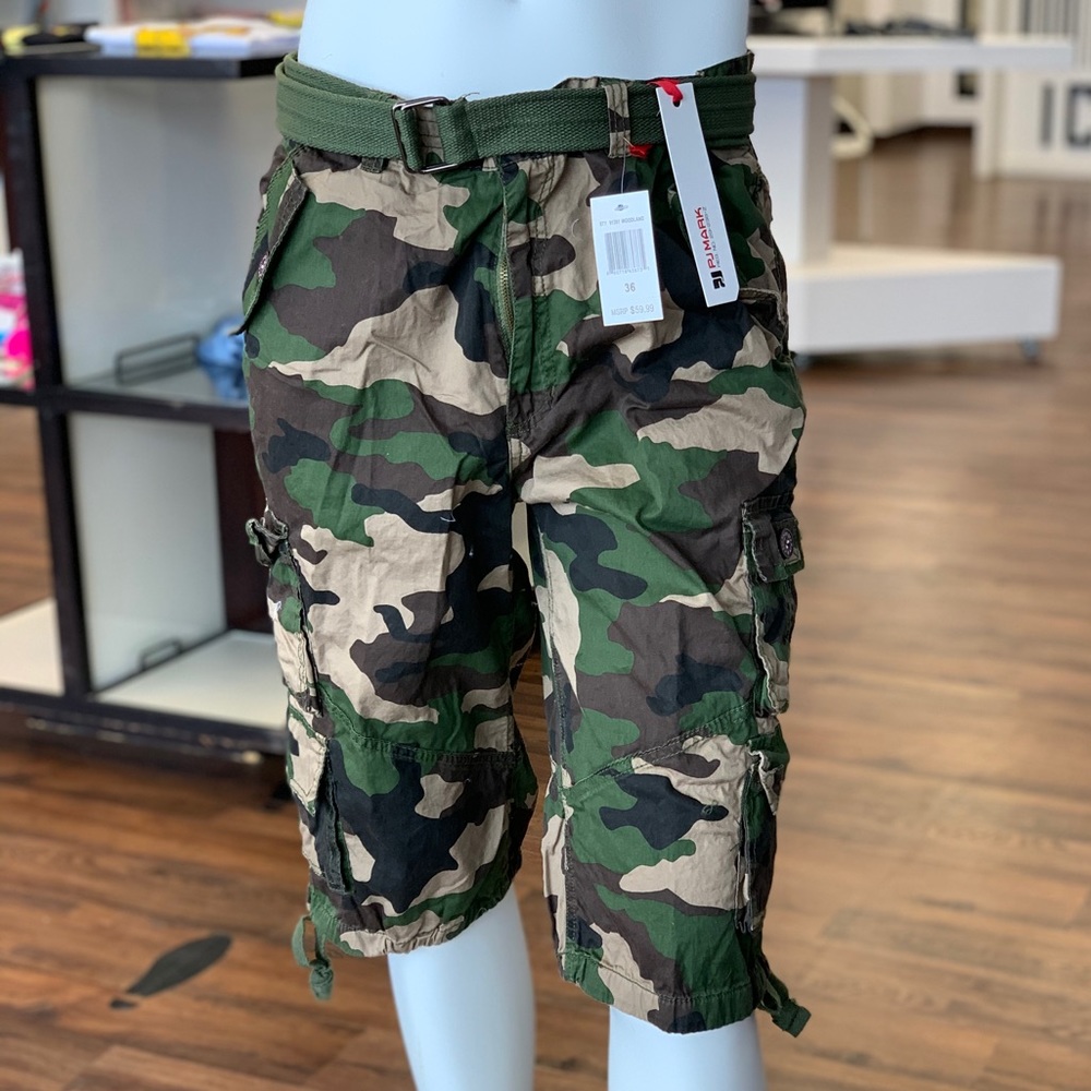 Camouflage Cargo Shorts